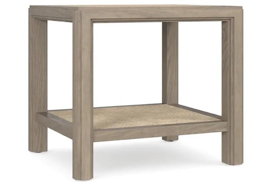 Island House Rectangular End Table by Bassett at Esprit Decor Home Furnishings